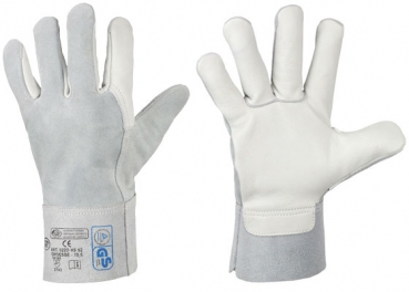 Kombi Rindlederhandschuh, 28 cm lang